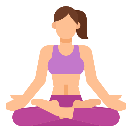 woman cross-legged yoga