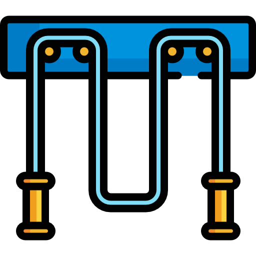 a stored jumping rope