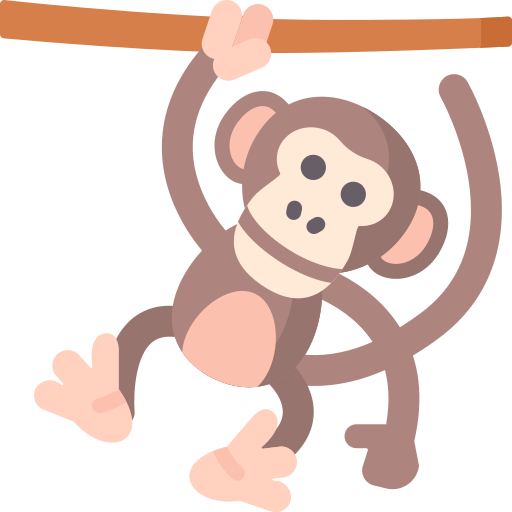 monkey on monkey ropes